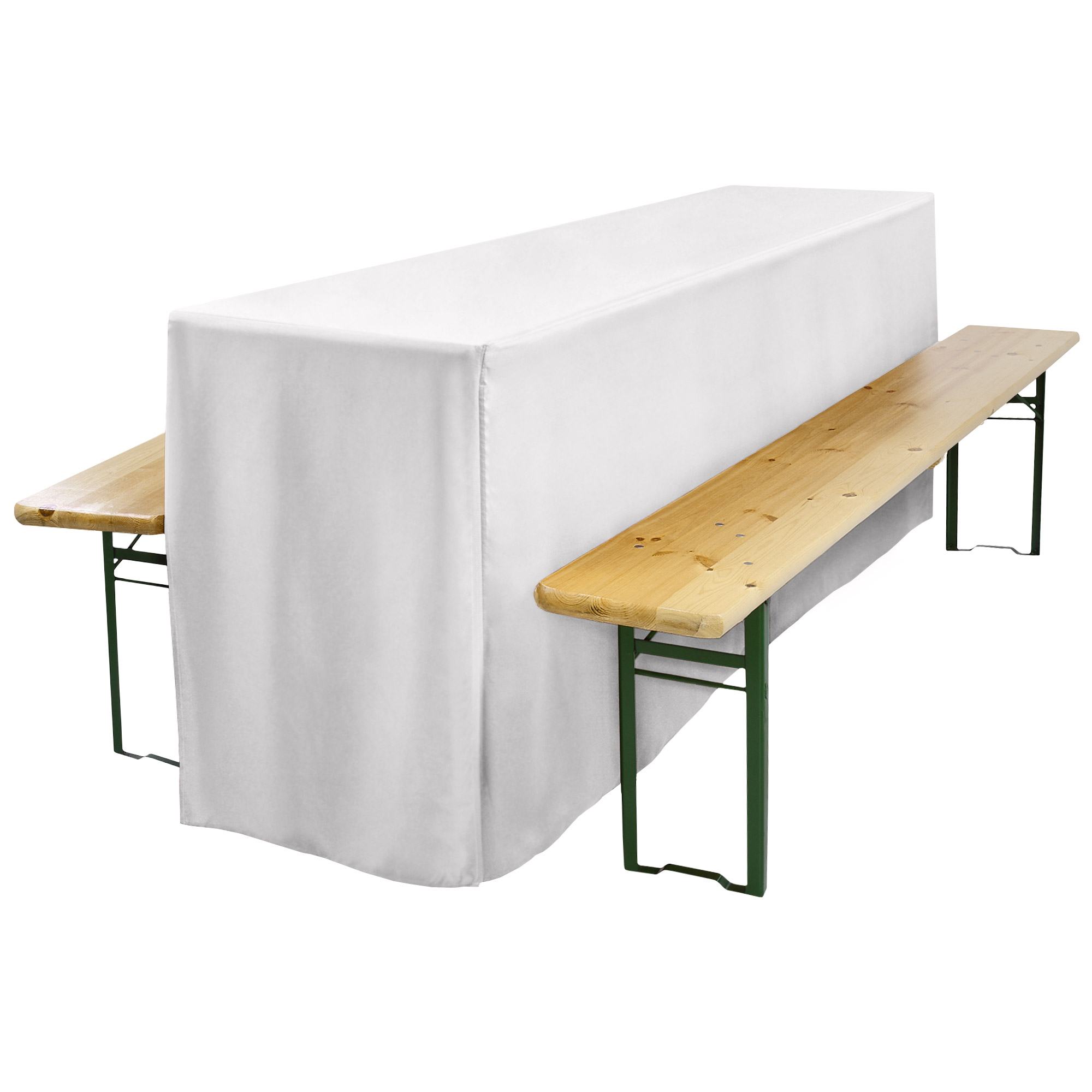 Tischhusse für Koffer-Klapptisch Husse für Biertisch 183 x 75 x 74 cm faltenfrei 